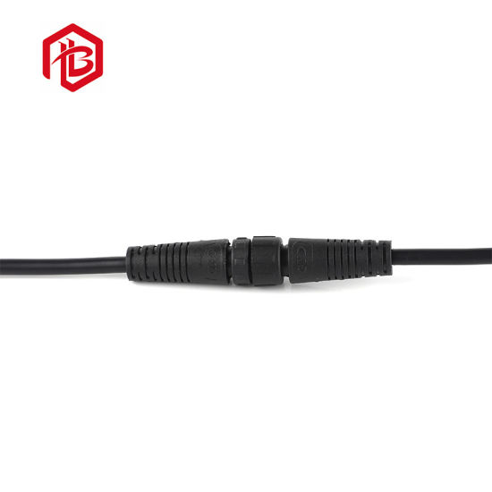 Hun til han-stik LED-lysstrimmel Nylon M12 4-benet stik