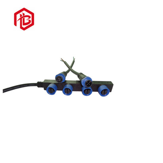 Gadelampe Vandtæt Power 2 Pin Kabel Gummi Line Connector