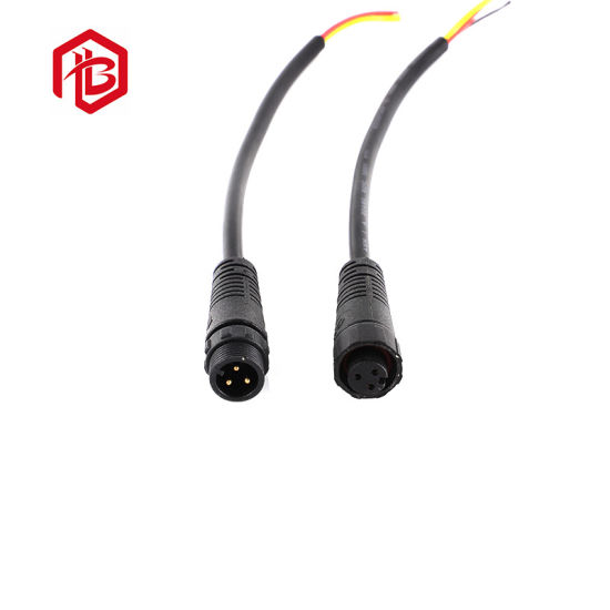 M12 Nylon 2pin 3pin 4pin han hun vandtæt stik